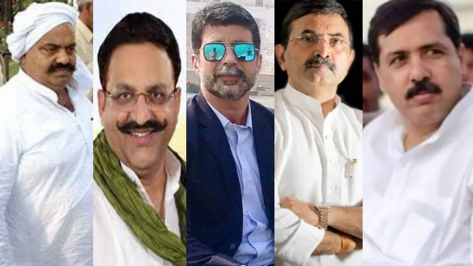 Umesh pal murder case 5 big criminals of UP ateeq ahmad mukhtar ansari brijesh singh dhananjay badan singh