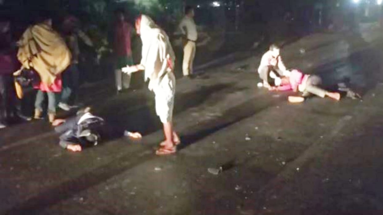 Bike rider dies due to vehicle collision in Begusarai