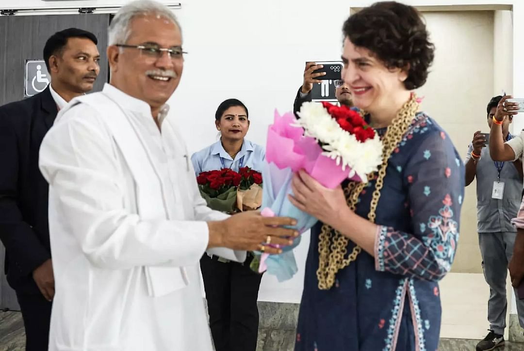 kanker Urban Bodies and Panchayati Raj Mahasammelan today updates join priyanka gandhi