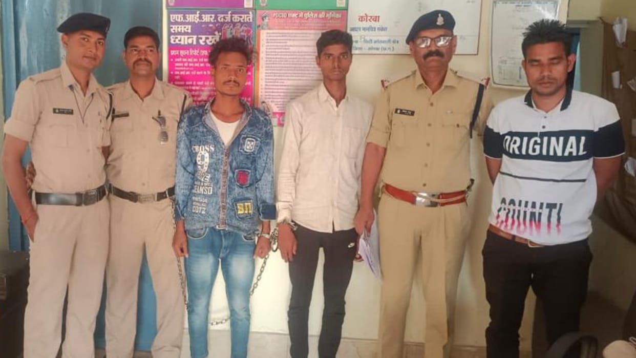 police arrested accused from bihar for demanding extortion from korba transporter