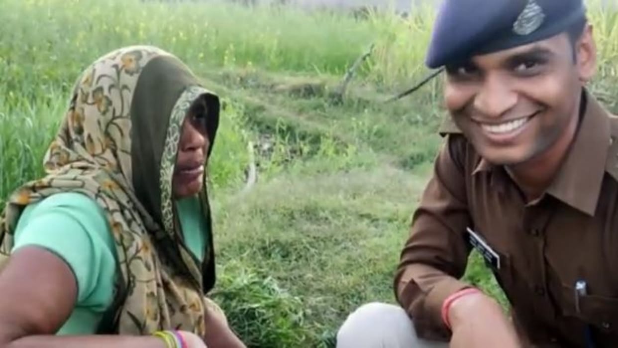Gwalior IPS arrived in uniform for first time after dream was fulfilled mother was working in field
