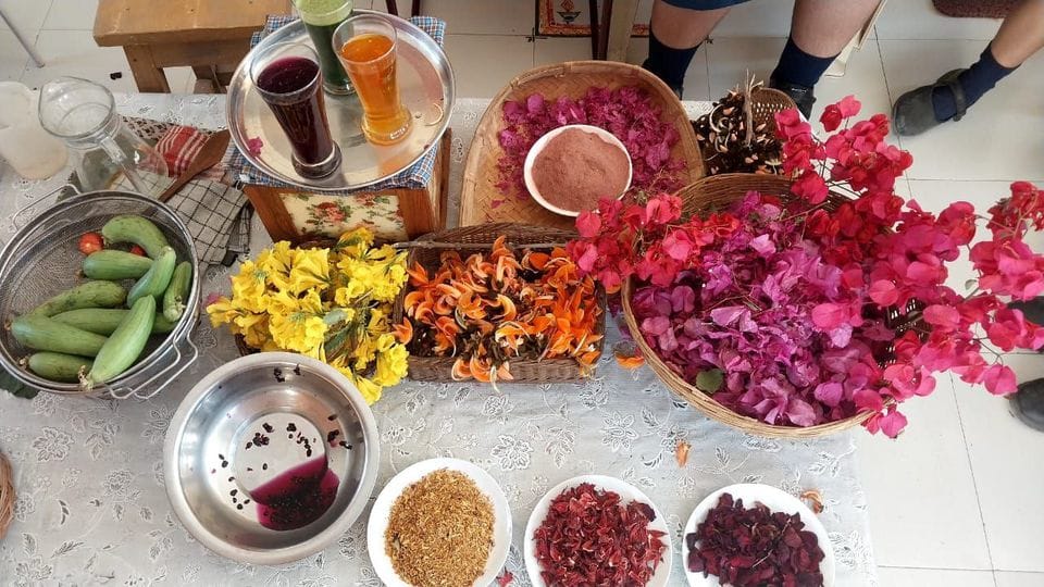 how to make natural holi colours at home by flower