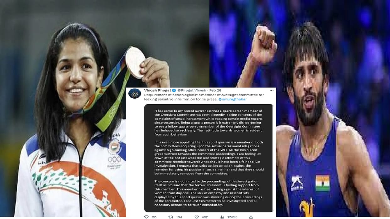Wrestlers riot on social media now Bajrang and Sakshi also tweeted for raised question marks on investigation
