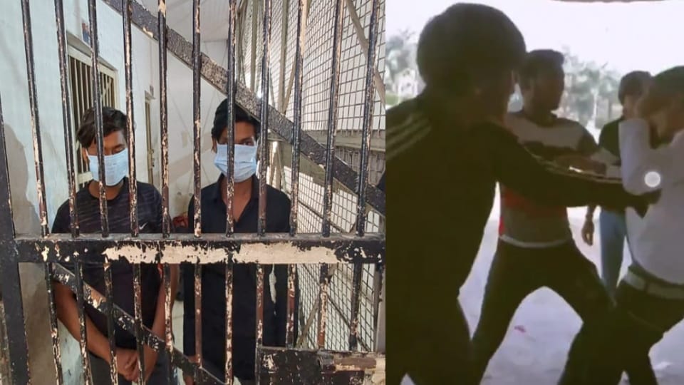 Noida boy sitting in park with girlfriend beaten by some goons arrested after video goes viral