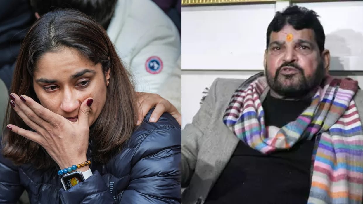 Wrestling Association President Brij Bhushan Sharan Singh appeared inquiry committee, wrestlers allegations