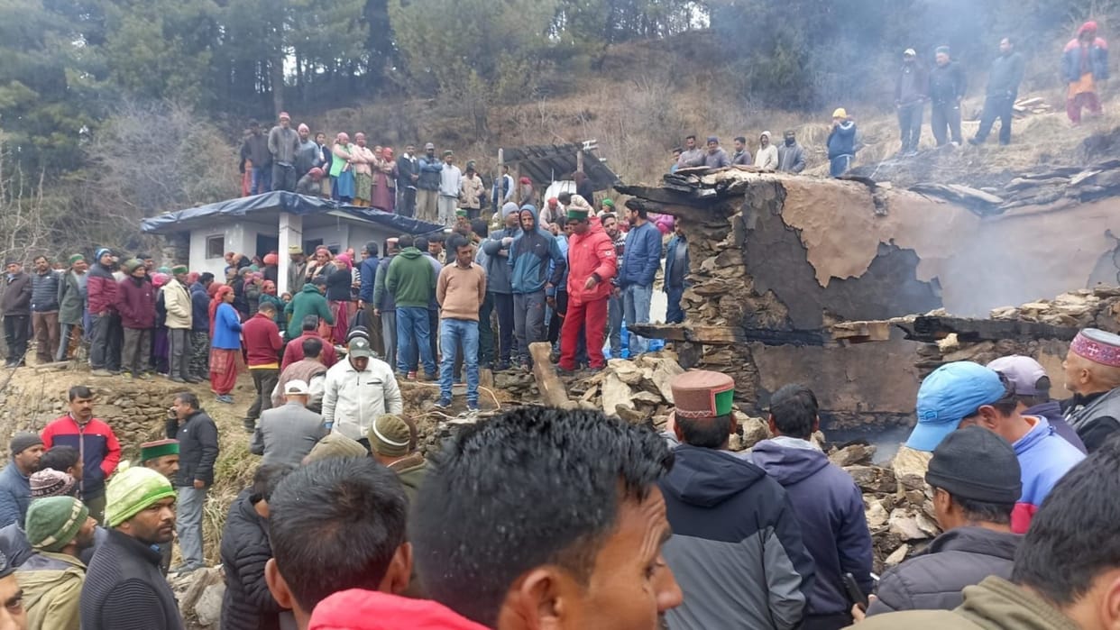 Elder woman dies after fire breaks out at home in Rampur Shimla Himachal Pradesh