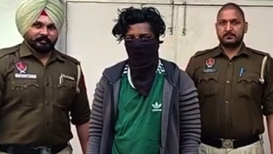 Jalandhar Rural Police arrested gangster Manpreet Singh alias Vicky Valatia