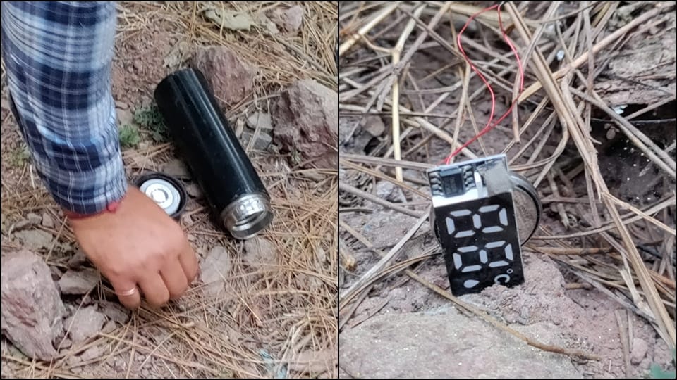jammu kashmir Unclaimed water bottle creates IED scare in Rajouri
