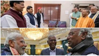 भाजपा नेताओं के साथ फोटो को लेकर कांग्रेस और सपा में सोशल मीडिया पर वॉर जारी है।