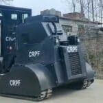 Armed intervention vehicle