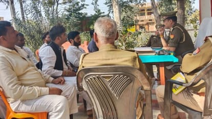चितबड़ागांव थाना परिसर में शांति समिति की बैठक