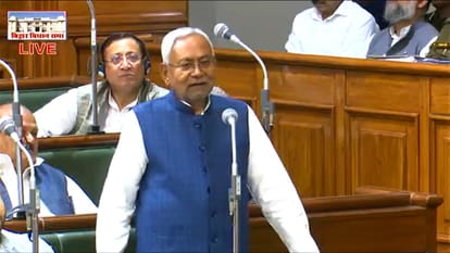 Bihar Budget Session 2023-24: BJP MLAs protest in Vidhansabha, uproar over insult to martyr's family
