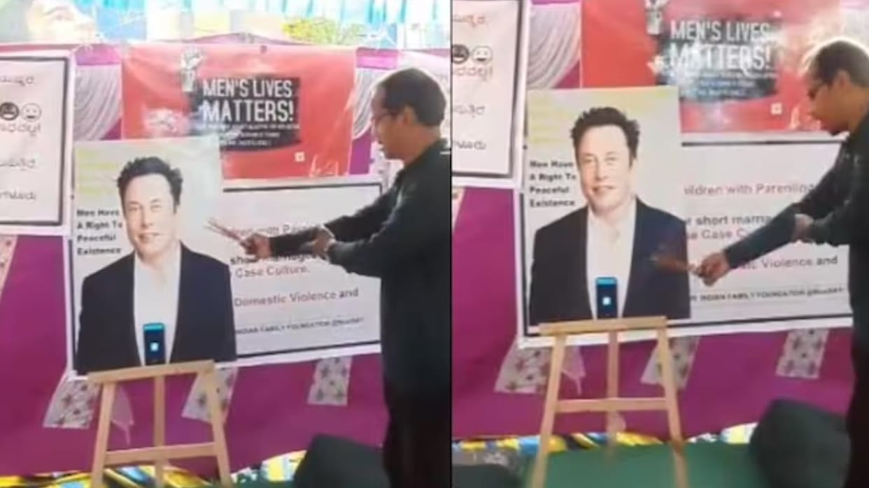 Bengaluru men worship Elon Musk with agarbatti in viral video. Watch