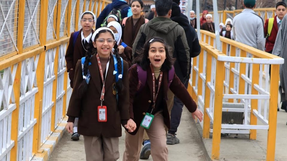 Schools reopen In Kashmir After Over three Months Winter Vacation