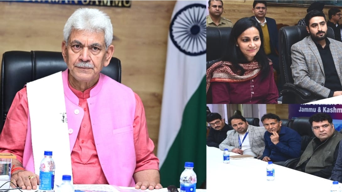Jammu Kashmir lg Manoj Sinha inaugurated Jio True 5G services
