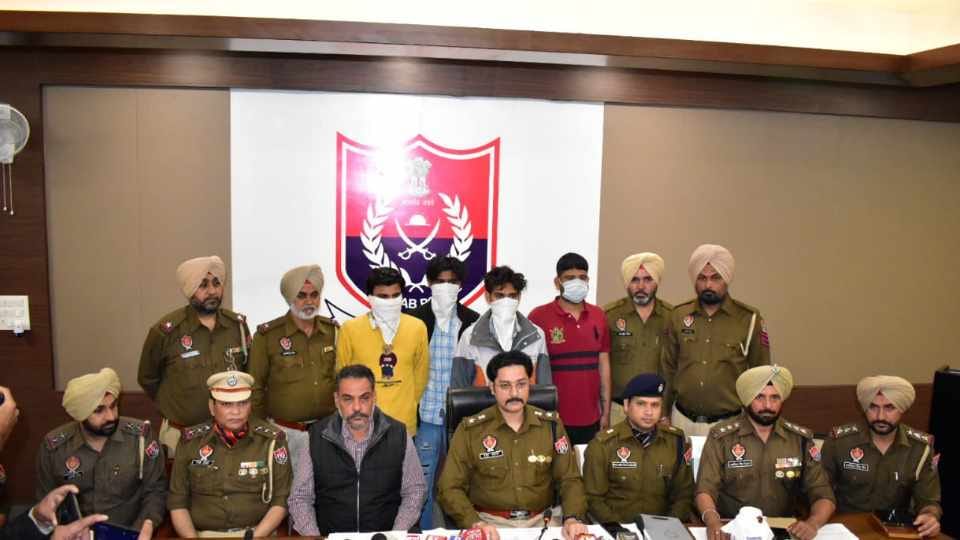 Police arrested four accused in PU student murder case
