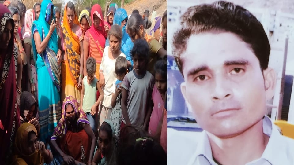 Prayagraj man gone to meet girlfriend her husband and other relative cut his hand with axe eyes gouge out