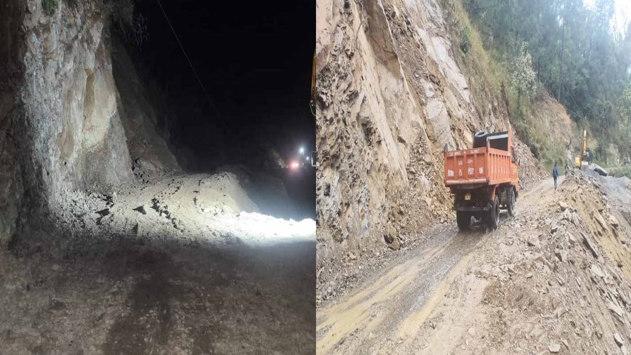 Public Works Department made alternative route in 24 hours, relief to the people of 12 panchayats