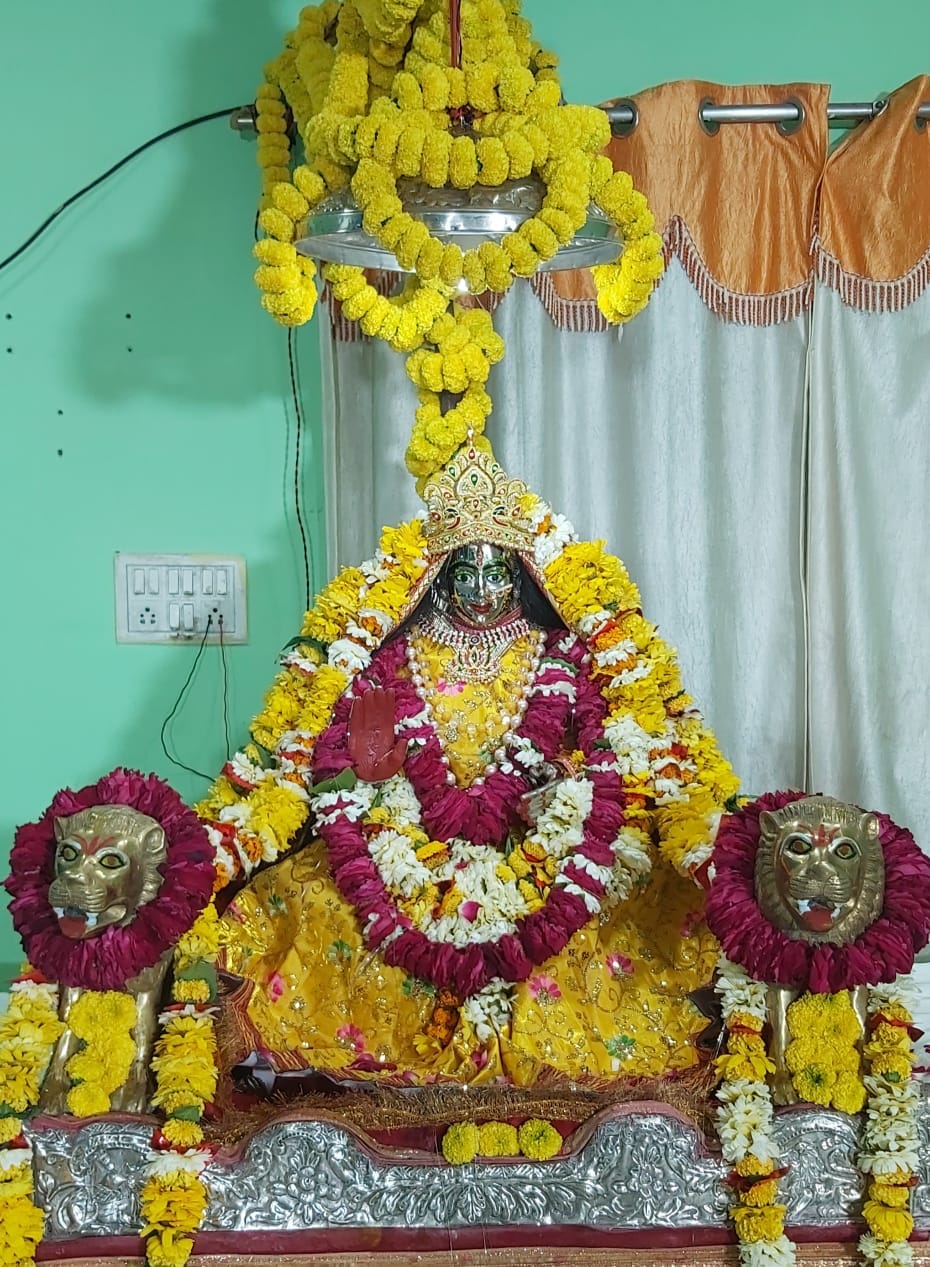 First day of Rangbhari Ekadashi festival Gaura's Haldi at Mahant's residence