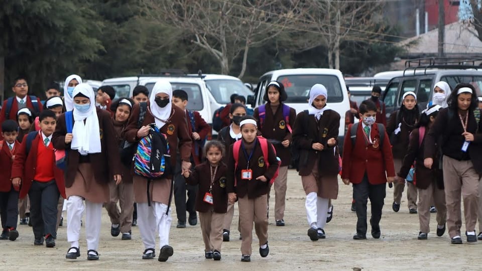 Schools reopen In Kashmir After Over three Months Winter Vacation