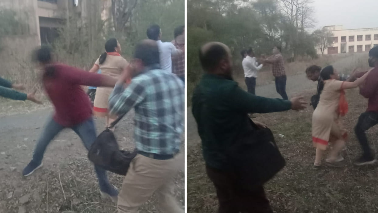 Masked miscreants beat up assistant professor for stopping cheating in Government Law College, Ujjain