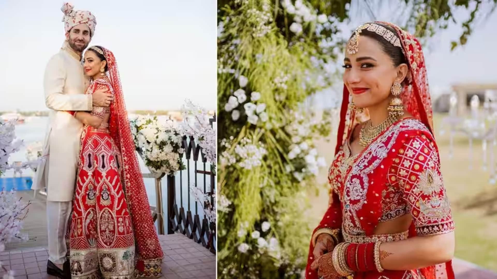 Pakistani actor Ushna Shah deactivates Instagram after being bullied for Hindu style bridal lehenga