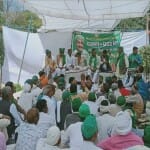 मेरठ में धरना समाप्त।