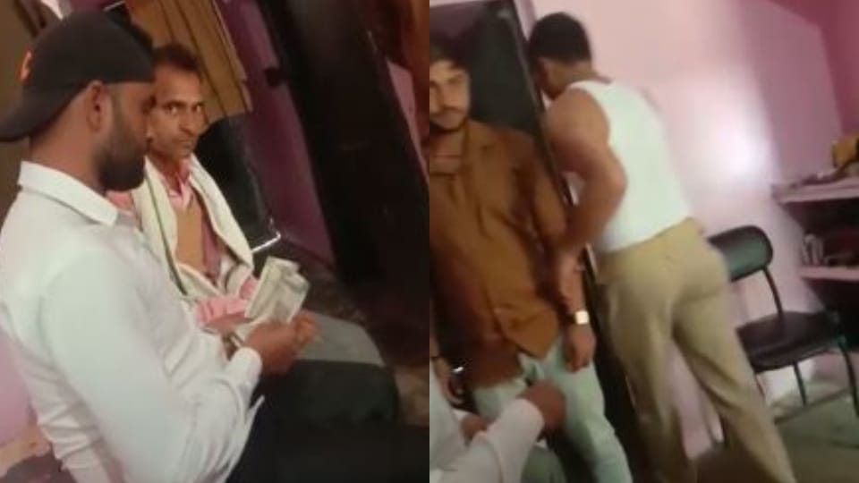 compromise with animal thief at the residence of the inspector in the police station budaun