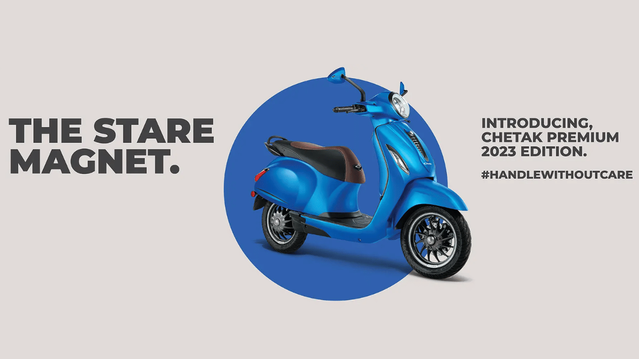 bajaj scooter launched new electric scooter chetak 2023 with cheap price and more range
