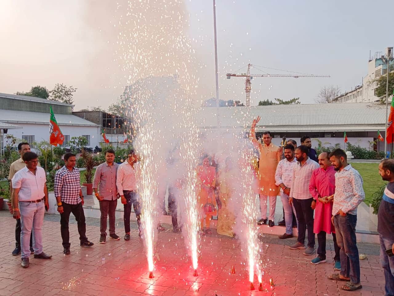 MP News: BJP celebrated the victory of North Eastern states, CM said - Government will be formed again under t