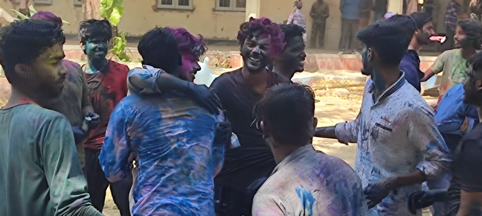 Students opposed the notice, played Holi fiercely, registered their resentment on social media