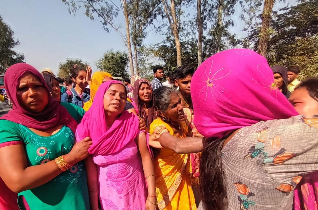 Death of bike rider Tai and nephew returning from wedding ceremony in sambhal