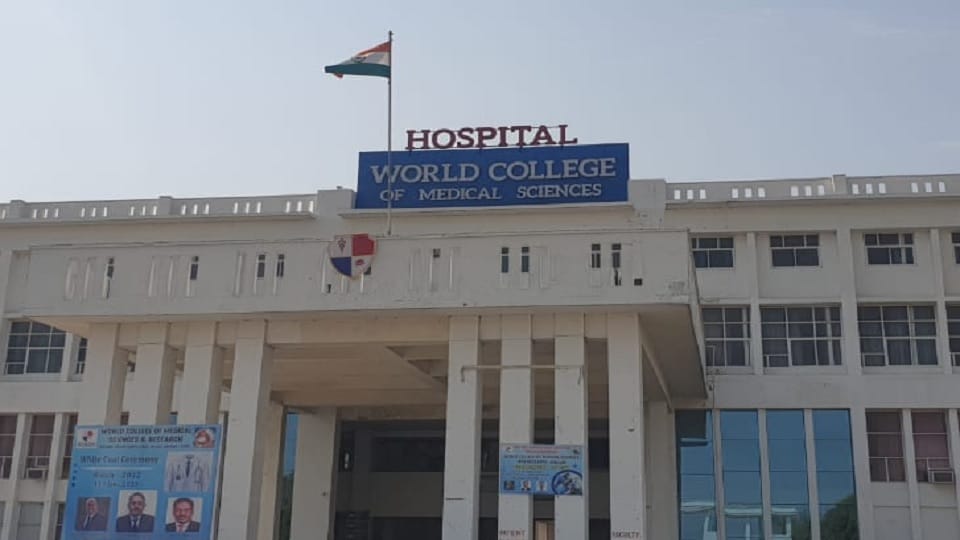 Allegations of ragging on seniors in Jhajjar World Medical College and brutally thrashing first year student