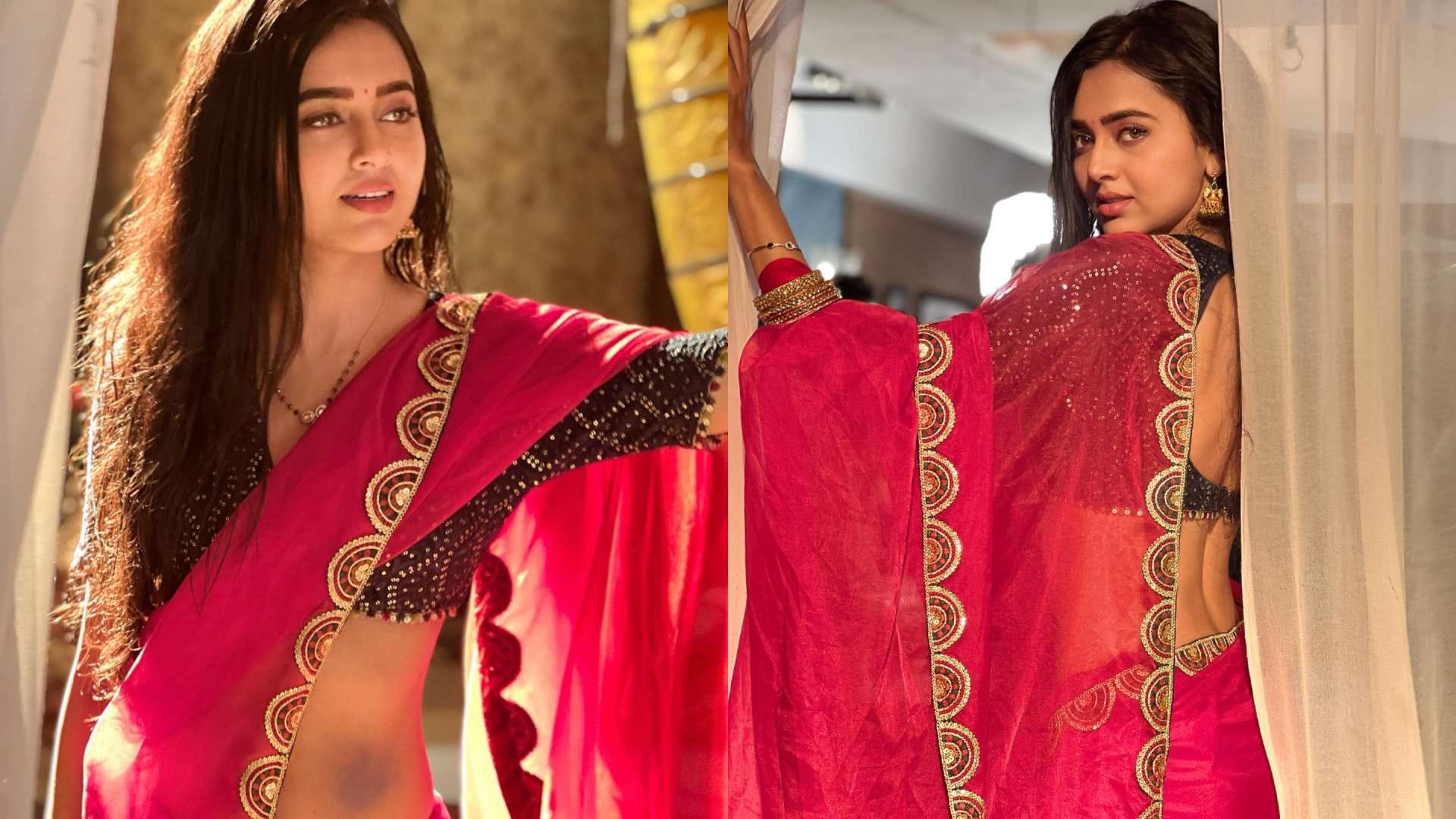 Tejasswi Prakash Fashion Check Out Wonderful Tejasswi Prakash Stunning Saree Collection