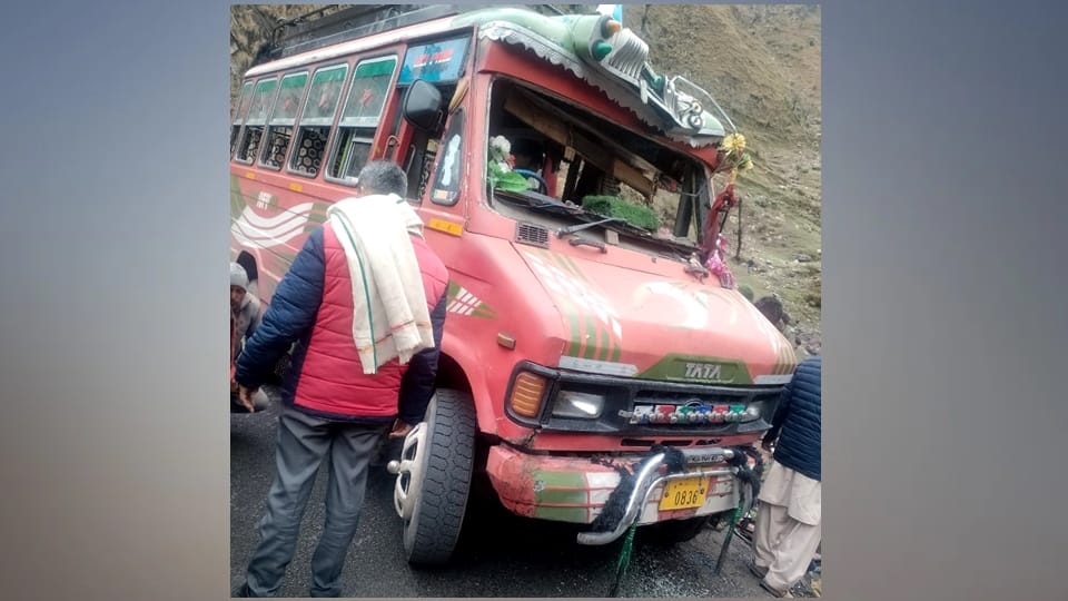 Rajouri Accident: Mini bus overturned two killed 12 persons injured