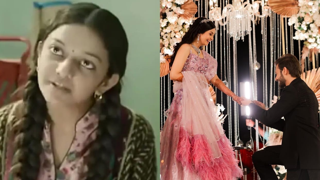 MS Dhoni the untold story Sushant Rajput film child actor Swini Khara engaged boyfriend Urvish Desai see pics