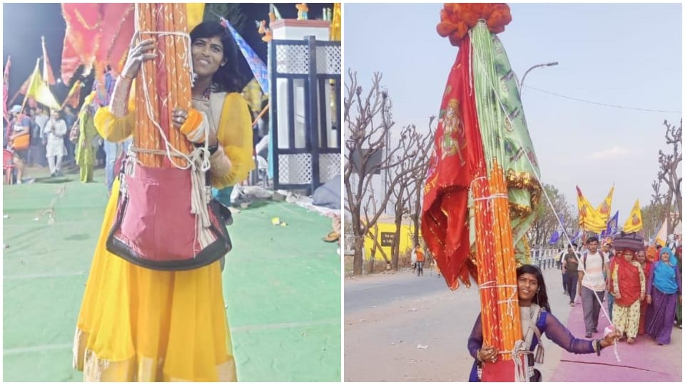 Sikar Shyam Baba Lakkhi Mela Meera of Kalyug is walking 17 km daily