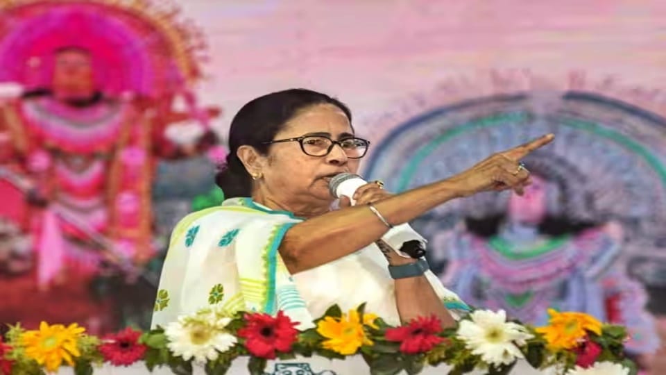 पश्चिम बंगाल की मुख्यमंत्री ममता बनर्जी।