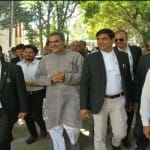 कोर्ट में पेश हुए संजीव बालियान।