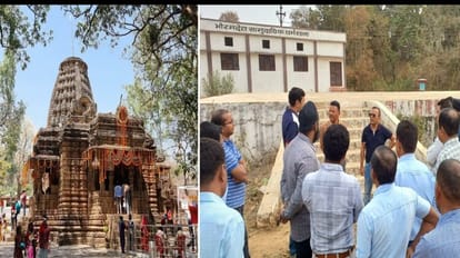 प्रशासन ने भोरमदेव महोत्सव स्थल का अवलोकन किया।