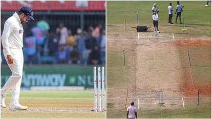 Cricket: पिच के कारण 26 साल बाद इंदौर पर फिर लगा दाग, दो डिमेरिट अंक और मिले तो लग जाएगा प्रतिबंध इंदौर की पिच का जायजा लेते रोहित; आईसीसी ने इस पिच को तीन डिमेरिट अंक दिए हैं