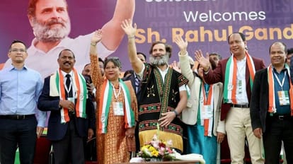 North-East- Congress Leader Rahul Gandhi