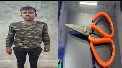 कैंची से वार कर उतारा मौत के घाट आरोपी गिरफ्तार