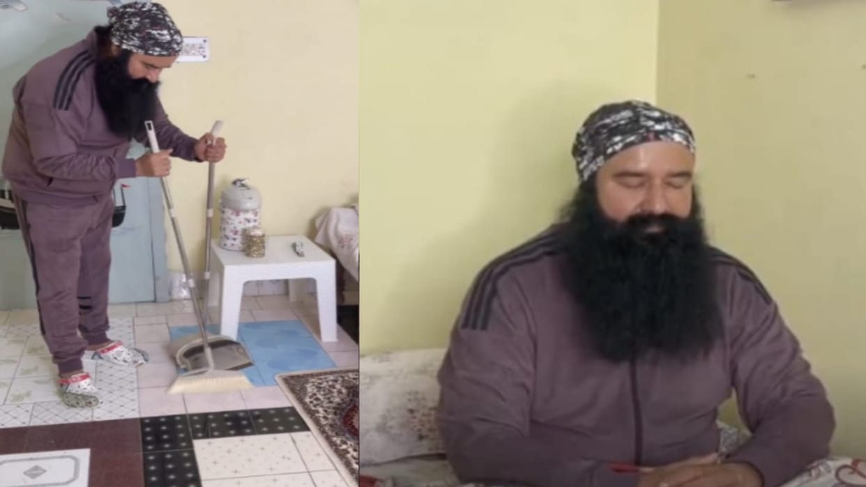 Baghpat: Gurmeet Ram Rahim has cleaned the room before going to jail from Barnawa Ashram