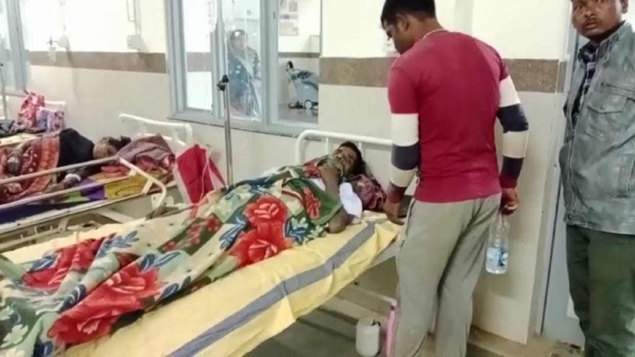 innocent died due to being buried under a wall in Marwahi an elderly person was injured