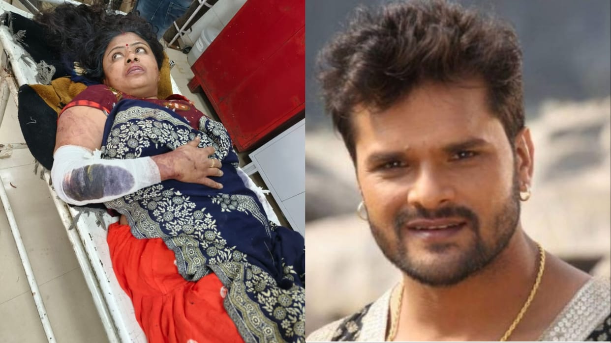 Special story of Khesari Lal fan injured in the accident in Haryana