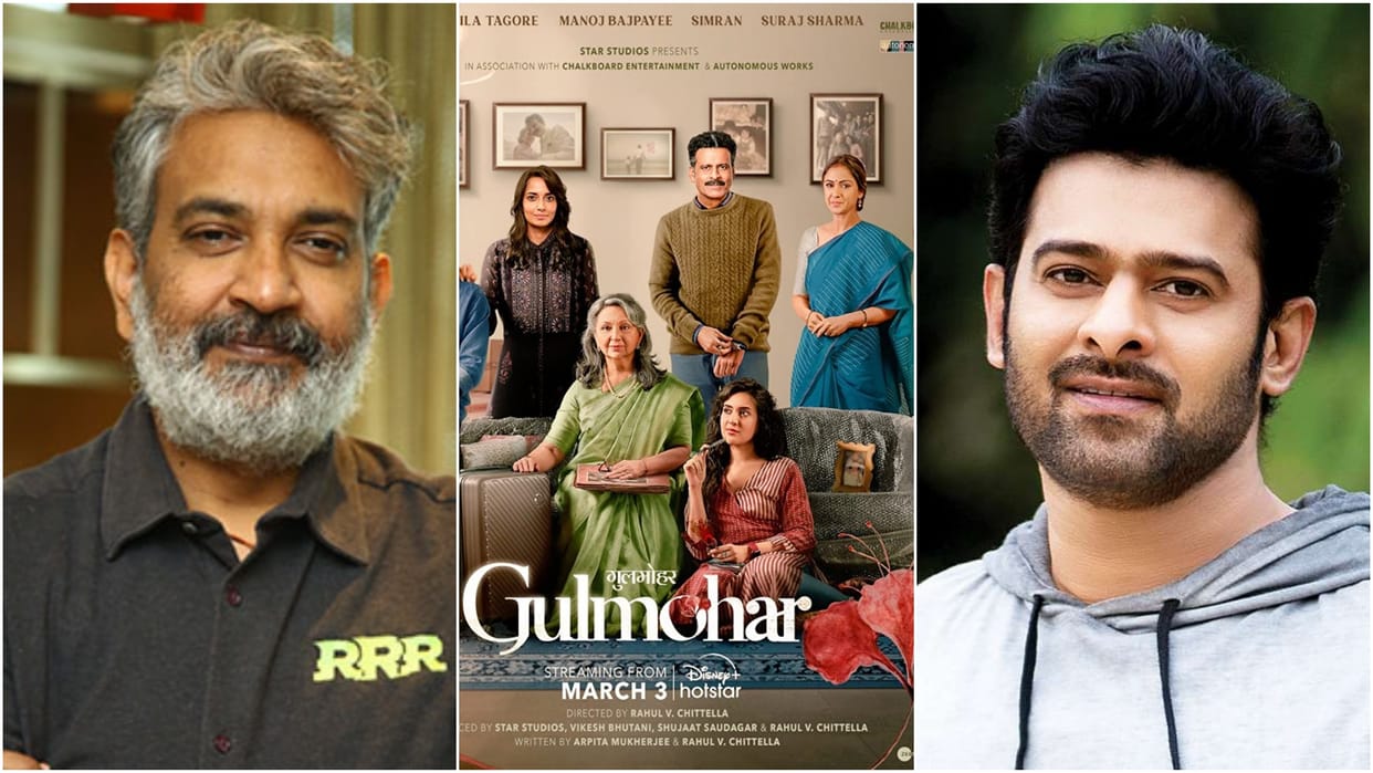 SS Rajamouli and Prabhas appreciates the trailer of Gulmohar starring Sharmila Tagore and Manoj Bajpayee