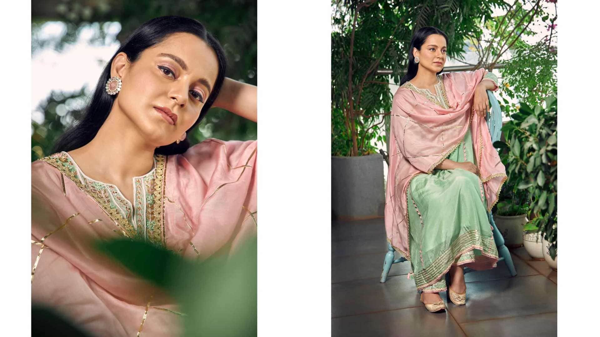 Know Kangana Ranaut Desi Glam Look With These Simple Tips