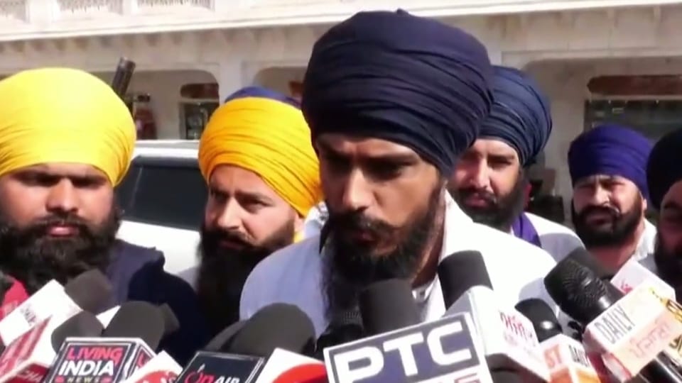 Amritpal Singh's social media handler arrested from Amritsar airport