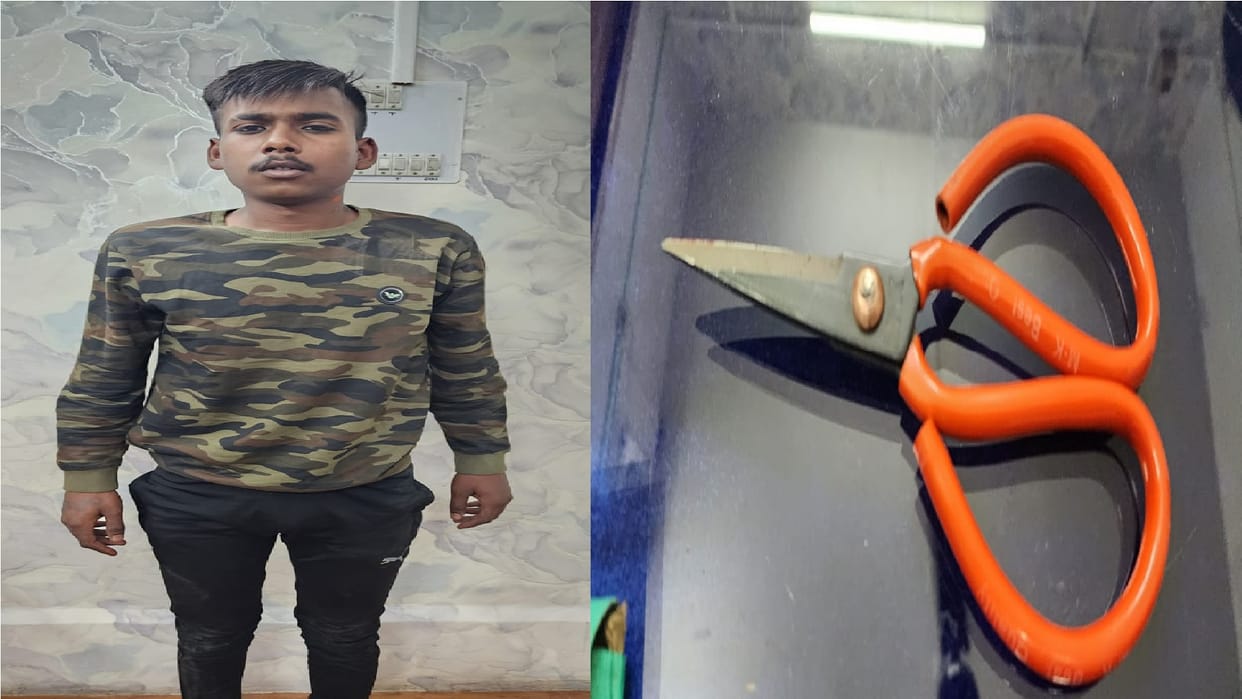 stabbed to death with scissors in raipur